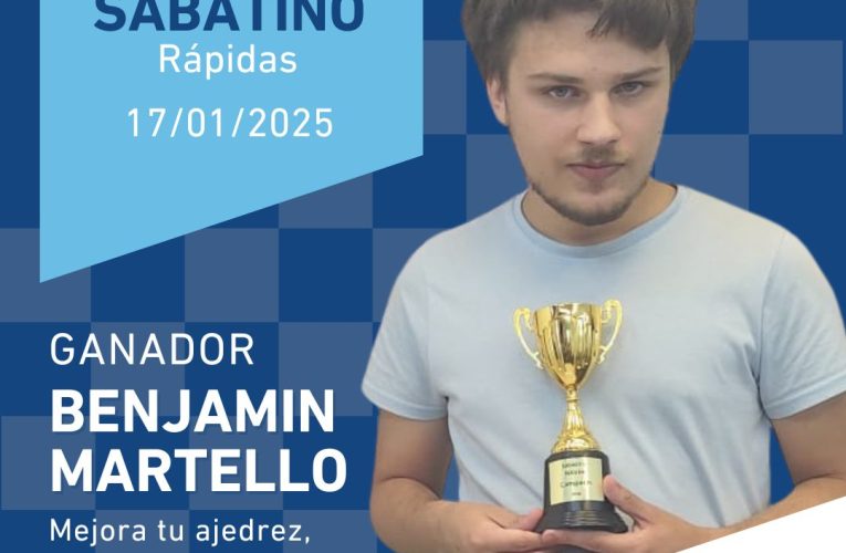 Benjamín Martello se llevó el Sabatino rápido de nau64